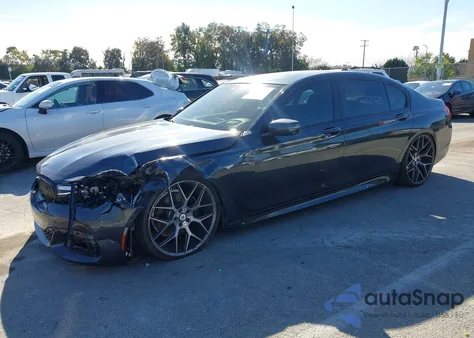 2017 BMW 740I из США, поврежденный, VIN WBA7E2C5XHG739749